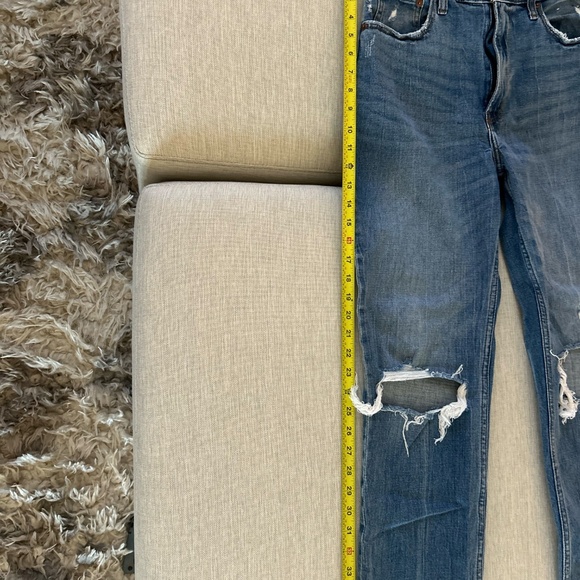 Abercrombie and Fitch Ankle Straight Ultra High Rise Jeans  Size 27|4R - Picture 7 of 9